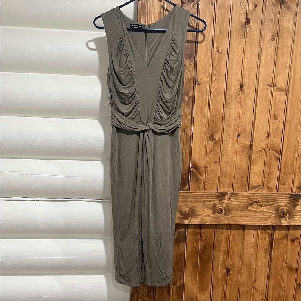 Bebe Olive Green  Dress